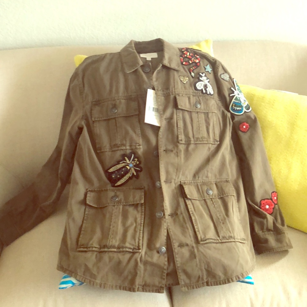 Cinq a Sept military jacket xs